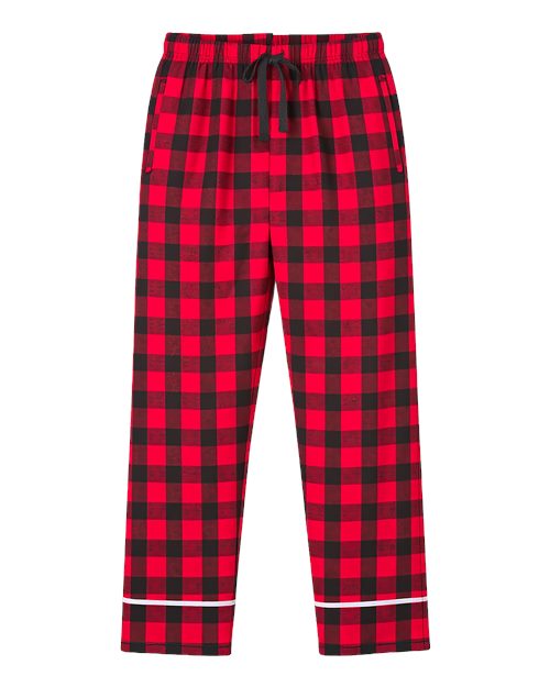 Boxercraft Youth Wide Cuff Flannel Pants - Boxercraft BY6603