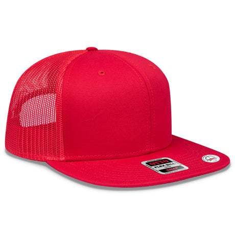 OTTO CAP® OTTO SNAP 6 Panel Pro Style Mesh Back Trucker Snapback Hat OTTO 141-1070