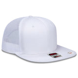 OTTO CAP® OTTO SNAP 6 Panel Pro Style Mesh Back Trucker Snapback Hat OTTO 141-1070
