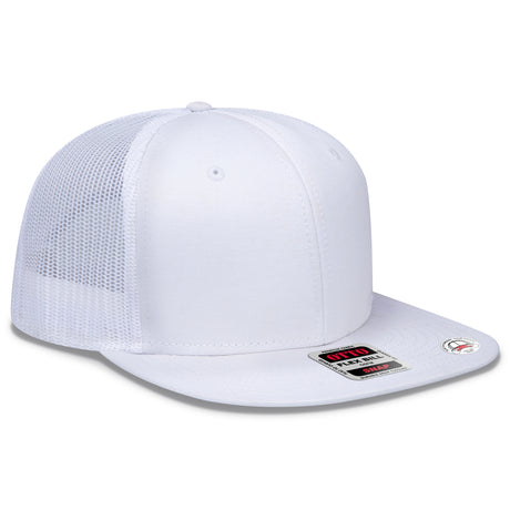 OTTO CAP® OTTO SNAP 6 Panel Pro Style Mesh Back Trucker Snapback Hat OTTO 141-1070