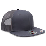 OTTO CAP® OTTO SNAP 6 Panel Pro Style Mesh Back Trucker Snapback Hat OTTO 141-1070