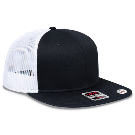 OTTO CAP® OTTO SNAP 6 Panel Pro Style Mesh Back Trucker Snapback Hat OTTO 141-1070