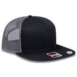 OTTO CAP® OTTO SNAP 6 Panel Pro Style Mesh Back Trucker Snapback Hat OTTO 141-1070