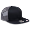 OTTO CAP® OTTO SNAP 6 Panel Pro Style Mesh Back Trucker Snapback Hat OTTO 141-1070