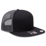 OTTO CAP® OTTO SNAP 6 Panel Pro Style Mesh Back Trucker Snapback Hat OTTO 141-1070