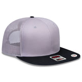 OTTO CAP® OTTO SNAP 6 Panel Pro Style Mesh Back Trucker Snapback Hat OTTO 141-1070