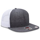 OTTO CAP® OTTO SNAP 6 Panel Pro Style Mesh Back Trucker Snapback Hat OTTO 141-1070