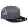 OTTO CAP® OTTO SNAP 6 Panel Pro Style Mesh Back Trucker Snapback Hat OTTO 141-1070