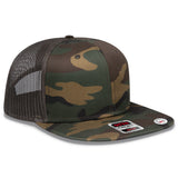 OTTO CAP® OTTO SNAP 6 Panel Pro Style Mesh Back Trucker Snapback Hat OTTO 141-1070