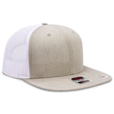 OTTO CAP® OTTO SNAP 6 Panel Pro Style Mesh Back Trucker Snapback Hat OTTO 141-1070