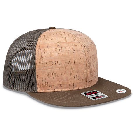 OTTO CAP® OTTO SNAP 6 Panel Pro Style Mesh Back Trucker Snapback Hat OTTO 141-1070