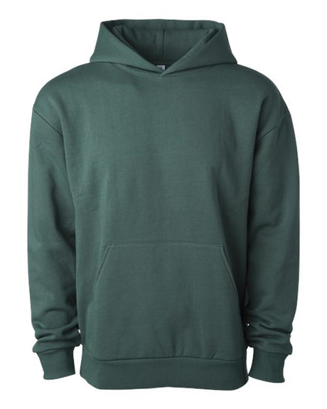 Independent Trading Co. IND330BLV Unisex Boulevard Heavyweight Hooded Sweatshirt | Wholesale Boxy Hoodie