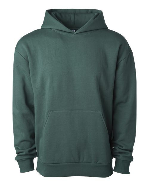 Independent Trading Co. IND330BLV Unisex Boulevard Heavyweight Hooded Sweatshirt | Wholesale Boxy Hoodie