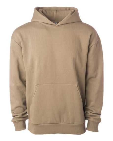 Independent Trading Co. IND330BLV Unisex Boulevard Heavyweight Hooded Sweatshirt | Wholesale Boxy Hoodie