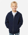 Independent Trading Co. Youth Midweight Full-Zip Hooded Sweatshirt - Independent Trading Co. SS4001YZ