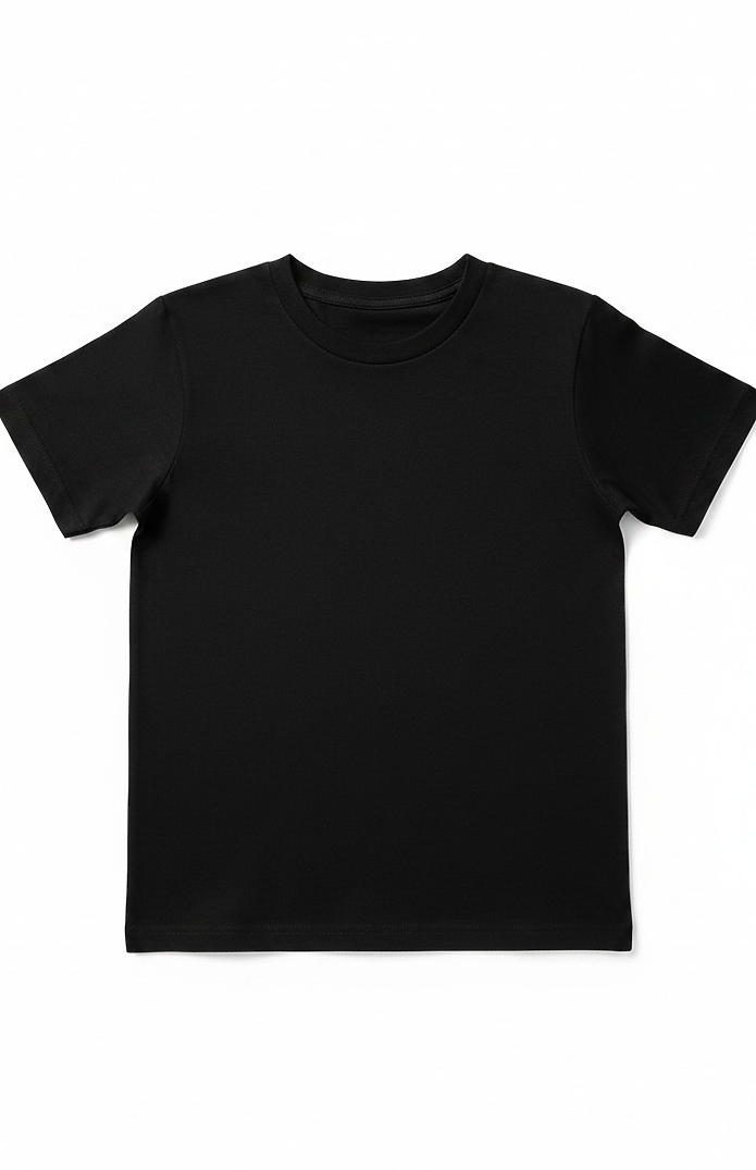 Royal Apparel 14121 Youth Short Sleeve Premium Tee - Black