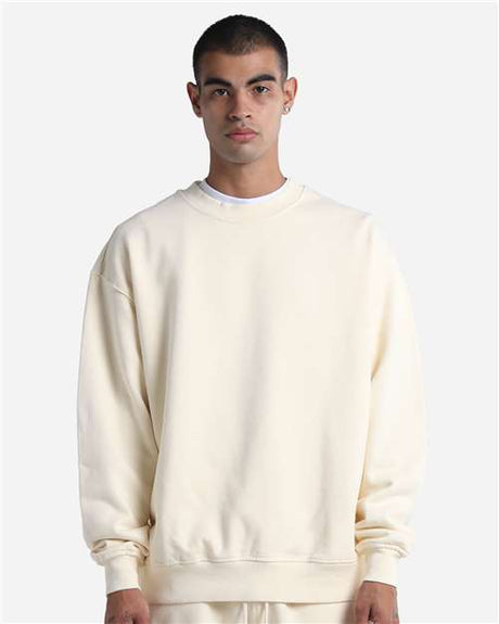 Shaka Wear Unisex Max Heavy Fleece Garment-Dyed Crewneck Sweatshirt - Shaka Wear SHGMC