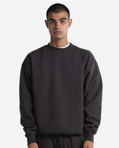 Shaka Wear Unisex Max Heavy Garment-Dyed Crewneck Sweatshirt - Shaka Wear SHGMC
