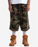 Shaka Wear Unisex Baggy Fleece Shorts - Shaka Wear SHLFBS