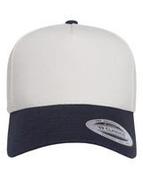 YP Classics Retro Cotton Blend Trucker Snapback Cap - Yupoong 5079