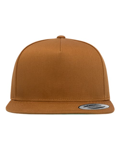 YP Classics Five-Panel Cotton Twill Snapback Cap - Yupoong 6007