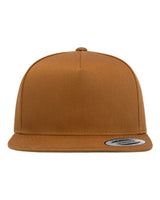 YP Classics Five-Panel Cotton Twill Snapback Cap - Yupoong 6007