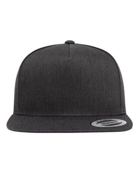 YP Classics Five-Panel Cotton Twill Snapback Cap - Yupoong 6007