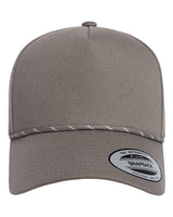 YP Classics 5079BD Retro Cotton Blend Five-Panel Rope Cap