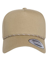 YP Classics 5079BD Retro Cotton Blend Five-Panel Rope Cap