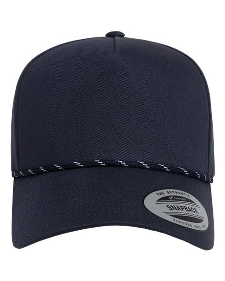 YP Classics 5079BD Retro Cotton Blend Five-Panel Rope Cap