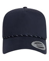 YP Classics 5079BD Retro Cotton Blend Five-Panel Rope Cap