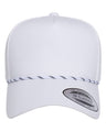 YP Classics 5079BD Retro Cotton Blend Five-Panel Rope Cap