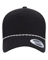 YP Classics 5389BD Five-Panel Perforated Rope Cap
