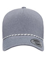 YP Classics 5389BD Five-Panel Perforated Rope Cap
