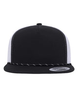 YP Classics 6006BD Classic Five-Panel Trucker Rope Cap