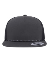 YP Classics 6006BD Classic Five-Panel Trucker Rope Cap