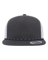 YP Classics 6006BD Classic Five-Panel Trucker Rope Cap
