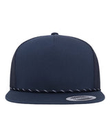 YP Classics 6006BD Classic Five-Panel Trucker Rope Cap