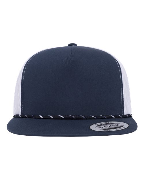 YP Classics 6006BD Classic Five-Panel Trucker Rope Cap