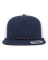 YP Classics 6006BD Classic Five-Panel Trucker Rope Cap
