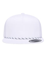 YP Classics 6006BD Classic Five-Panel Trucker Rope Cap
