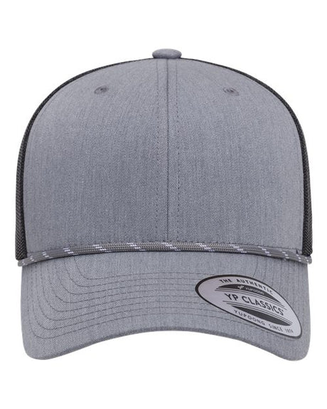 YP Classics 6606BD Retro Trucker Rope Cap