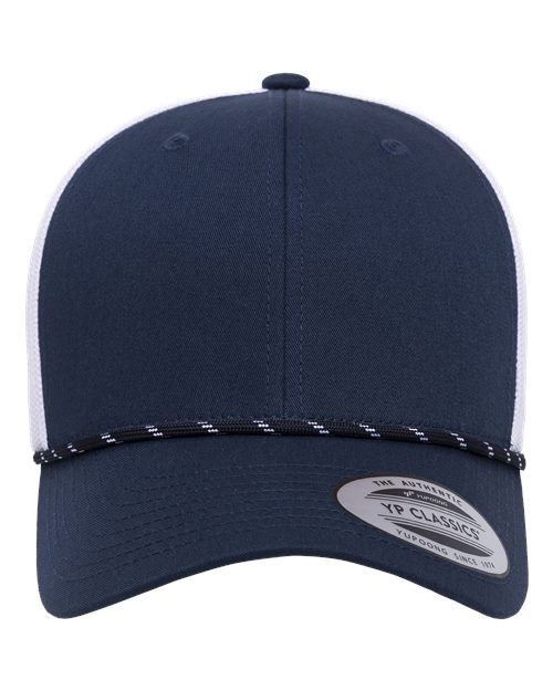 YP Classics 6606BD Retro Trucker Rope Cap