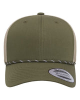 YP Classics 6606BD Retro Trucker Rope Cap