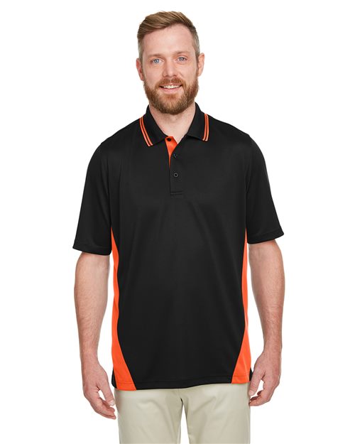Harriton Men's Tall Flash Snag Protection Plus IL Colorblock Polo - Harriton M386T