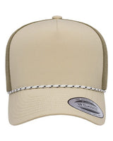 YP Classics 5389BD Five-Panel Perforated Rope Cap