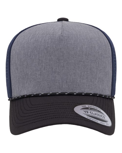 YP Classics 5389BD Five-Panel Perforated Rope Cap