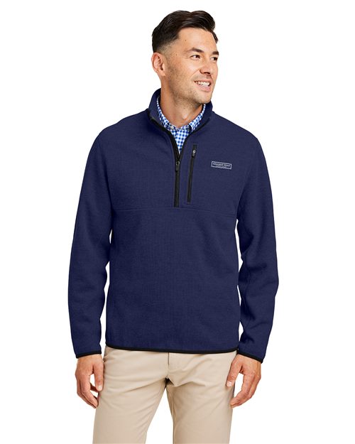 Vineyard Vines K004694 Men's Mountain Sweaterfleece Quarter-Zip Pullover
