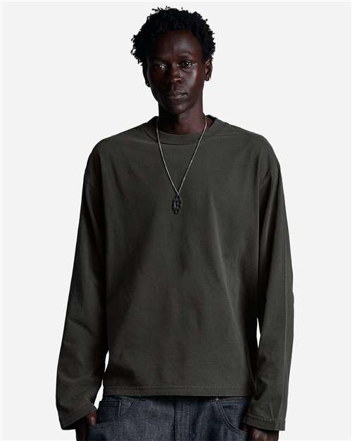 Unisex 6.5oz Retro Garment-Dyed Long Sleeve Tee