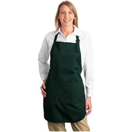 Full Length Apron with Pockets Joe's USA Hunter Green